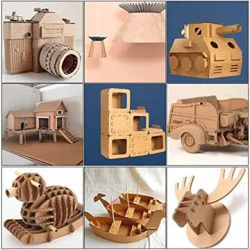 Bercoor Corrugated Cardboard Sheets, 8.5 x 11 Inch Flat Cardboard Sheets Craft, Thick Cardboard Squares for Packing, Mailing and DIY Crafts, Pack of 25