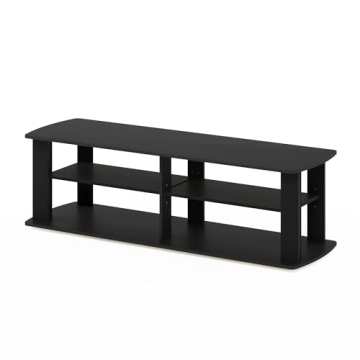 Furinno 11191BK Black TV Stand - Modern Design