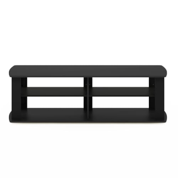 Furinno 11191BK Black TV Stand - Modern Design