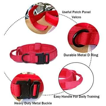 Durable Tactical Dog Collar for Training and Adventure