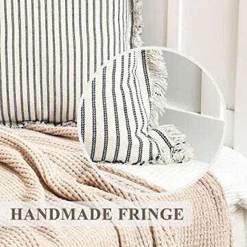 Stylish ZWJD Throw Pillow Covers Set of 2 - 24x24