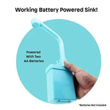 Boley Kids Play Kitchen Sink - Engaging Dishwashing Toy