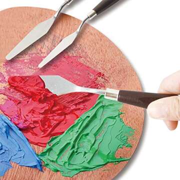 Quality CONDA Palette Knife Set for Artists and Hobbyists