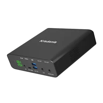 Krisdonia Portable Laptop Charger 32000mAh 100W PD Power Bank, External Battery Pack with 1 USB-C PD...