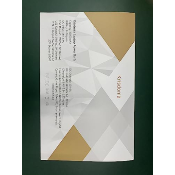 Krisdonia 32000mAh Laptop Power Bank with 100W PD Output