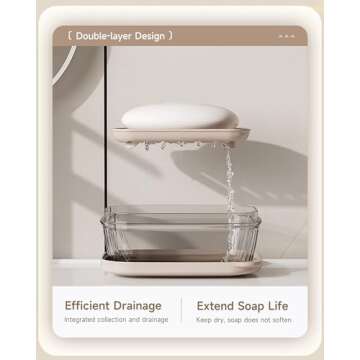 PEISAINOX Travel Soap Case for Secure Soap Storage