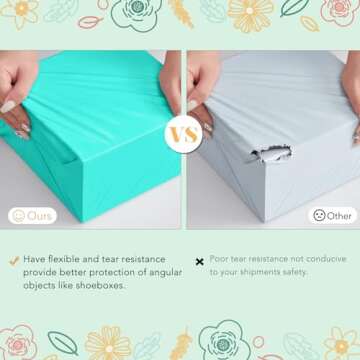 Fuxury Large Poly Mailers Shipping Envelopes Bags 19x24 Inch 100 Pack Teal,Self Adhesive Mailers Poly Shipping Bags for Small Clothing Business,Waterproof and Flexible polymailers,Keep Items Protected