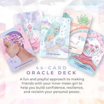 Shine from The Inside Oracle Cards: 44 Affirmation Card Deck and Guidebook for Self-Love, Self-Care, and Confidence