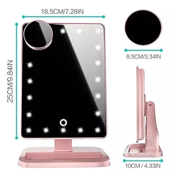Hansong Bluetooth Makeup Mirror with Light & Magnification