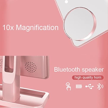 Hansong Bluetooth Makeup Mirror with Light & Magnification