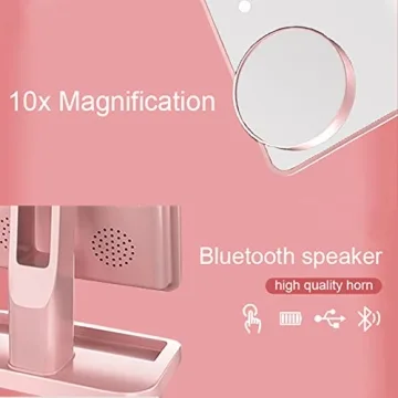 Hansong Bluetooth Makeup Mirror with Light & Magnification