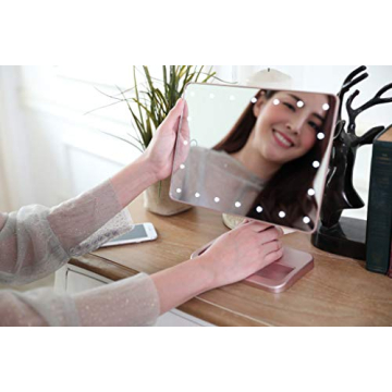 Hansong Bluetooth Makeup Mirror with Light & Magnification