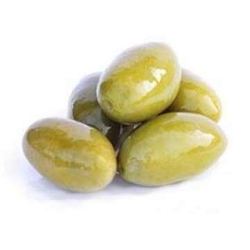 Olio&Olive Large Bella di Cerignola Green Italian Olives - Vacuum Packed and Less Salty - Firm and B...