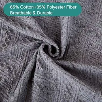 Rose Home Fashion Geometric Sectional Couch Covers