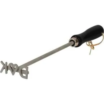 Custom Monogram Meat Branding Iron & Gift Plank