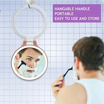 deweisn Magnifying Makeup Mirror with Lights 10X/1X