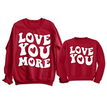 TEEAMORE Love You More Women's Sweatshirt - Perfect Gift
