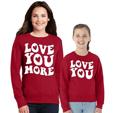 TEEAMORE Love You More Women's Sweatshirt - Perfect Gift