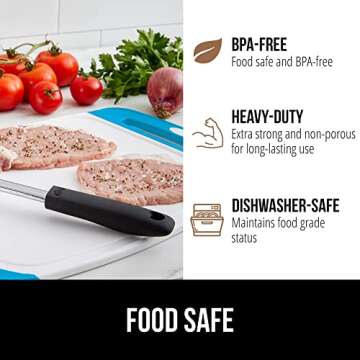 Gorilla Grip Oversized BPA Free Kitchen Cutting Board Set