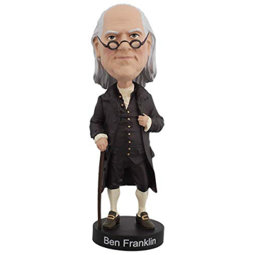 Royal Bobbles Benjamin Franklin American Founding Father Collectible Bobblehead Statue