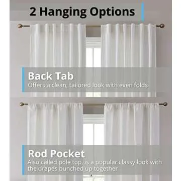 HLC.ME Velvet Drapes - Elegant Window Treatment Panels