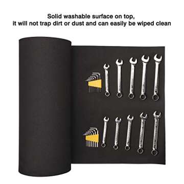 CASOMAN Professional Tool Box Liner and Drawer Liner, Black