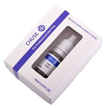 CHUSE Microblading Ink Permanent Makeup Pigment 0.35oz/10ml Eyebrow Ink Microblading Pigment for Eye...