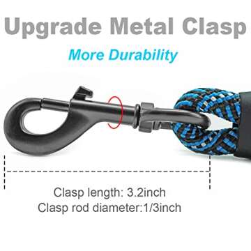 Mycicy Long Rope Leash for Dog Training 12, 15, 22, 30, 50, 75, 100ft Check Cord Recall Agility Lead...