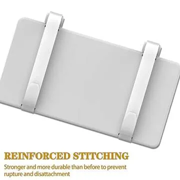 Car Visor Mirror with LED Lights - Rechargeable & Dimmable