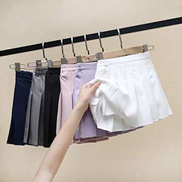 Little Big Girls' Kid Pleated Tennis Short Skirt Skort Kid School Girls Uniform Scooters Skirts