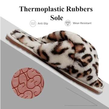 Stylish Crazy Lady Women's Fuzzy Fluffy Slippers