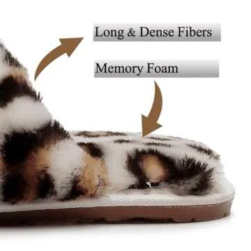 Stylish Crazy Lady Women's Fuzzy Fluffy Slippers