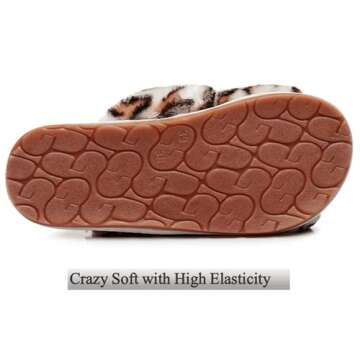 Stylish Crazy Lady Women's Fuzzy Fluffy Slippers