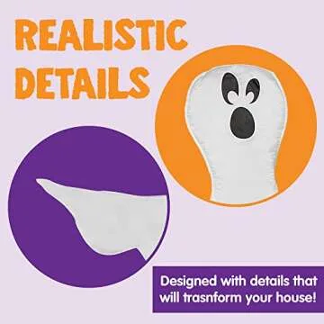 JOYIN Halloween Ghost Tree Wrap for Fun Festive Decor