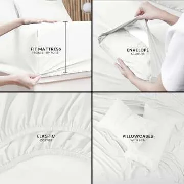 Utopia Bedding Queen Bed Sheet Set - Soft & Easy Care