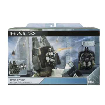 HALO 4" “World of HALO” Figure & Vehicle – ODST Drop Pod with Rookie