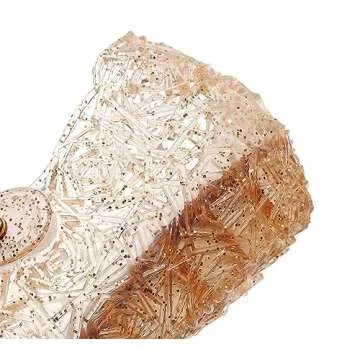 Qinyue.JF Girls Princess Jelly Sandals Girls Soft Crystal Plastic Sandals Cosplay Jelly Shoes for Kids Toddler Mary Janes