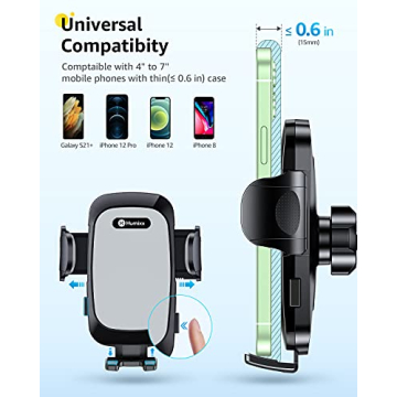 AREDAN Stable Nano Suction Cup Phone Mount for Cars