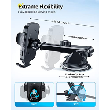 AREDAN Stable Nano Suction Cup Phone Mount for Cars