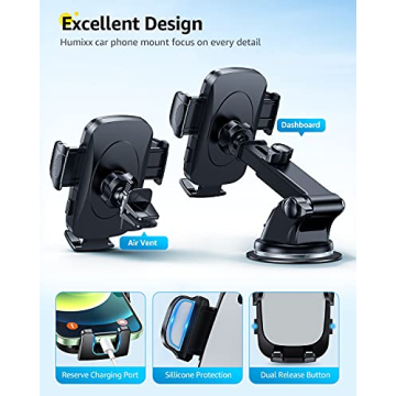 AREDAN Stable Nano Suction Cup Phone Mount for Cars