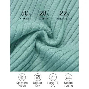 ZESICA Women's Short Sleeve Square Neck Color Block T Shirt 2025 Summer Slim Fit Ribbed Knit Basic Tee Tops,Mint,X-Large