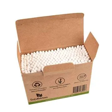 1000 Bamboo Cotton Buds - Eco-Friendly and Biodegradable
