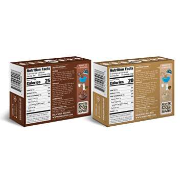 Simply Delish Natural Pudding and Pie Filling Variety Pack, 1 Chocolate and 1 Vanilla, 2 CT