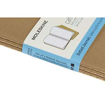 Moleskine Cahier Journal - Soft Cover Dotted, 3-Pack