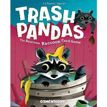 Gamewright Trash Pandas - The Raucous Raccoon Card Game - 252