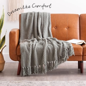 Chanasya Premium Knit Throw Blanket - Soft & Cozy