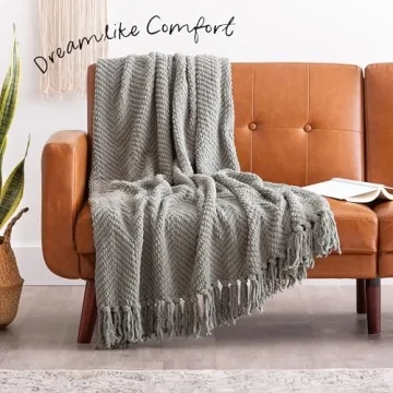 Chanasya Premium Knit Throw Blanket - Soft & Cozy