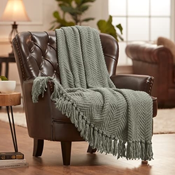 Chanasya Premium Knit Throw Blanket - Soft & Cozy