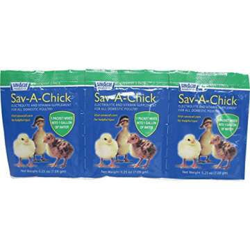 MILK PRODUCTS LLC 4 Set - Sav-A-Chick Electrolyte & Vitamin Supplement (3-0.2 oz Packets)