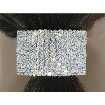Rhinestone Ponytail Holder – Sparkling Hair Tie for All Occasions